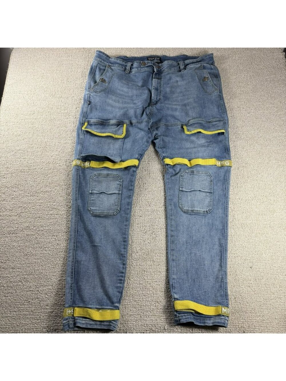 Marithe Francios Girbaud Vintage Wash 8 & 9 Denim Jeans Men’s Size 44 x 30